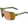 Sportbrille 71 green transparent mirror gold Unisex