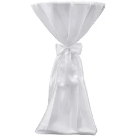 deluke Tischhusse 2er Set Weiß 60 x 60 cm