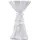 deluke Tischhusse 2er Set Weiß 60 x 60 cm