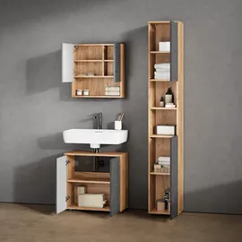livinity Waschbeckenunterschrank Ronco 60 x 59 x 30 cm Anthrazit