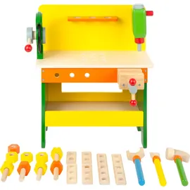 Smallfoot kleine Werkbank aus Holz mit Zubeh√∂r von small foot - Bauen Werkzeug Schraubenzieher