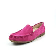 Gabor Comfort Schuhe Mokassins Wildleder Gummizug Komfort