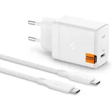 SPIGEN - Usb-c Kabel - Schnellladegerät Weiß