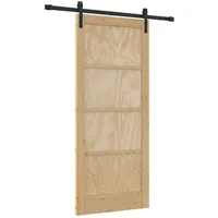 vidaXL Schiebetür rechts 86 x 198,5 cm beige