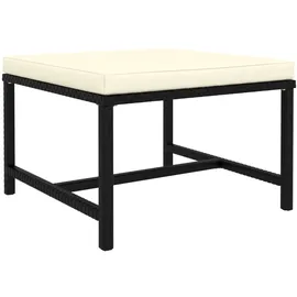vidaXL 2-Sitzer-Gartensofa 2 x 0 x 0 cm Schwarz