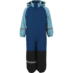 Schneeoverall ZIGZAG "Clarkson", Kinder, Gr. 98, EURO-Größen, blau (dunkelblau, blau), 100% Polyester, casual, Langarm, Overalls, in besonders wetterfester Qualität