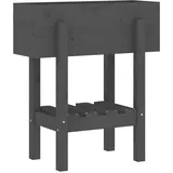 vidaXL Pflanzkübel 62 x 30 x 69 cm Grau