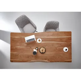 sam möbel gmbh MILO 300 x 100 cm Akazie natur/beige
