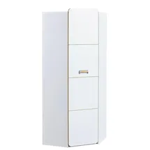masseno Drehtürenschrank MANTI 71 x 188 x 71 cm Weiß