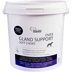 OVER Gland Support soft chew - für Perianaldrüsen - 90 Kautabletten (Rabatt für Stammkunden 3%)