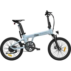 ADO EBike Air 20S Faltbares E-Fahrrad,klapprad Riemenantrieb,Pedelec,blau One Size