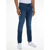 Tommy Hilfiger Straight-Jeans »STRAIGHT DENTON STR«, Gr. 33, Länge 30, baker indigo Herren Jeans