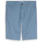 Tom Tailor Herren TTSLIM Chino Shorts, blau, Uni, Gr. 31