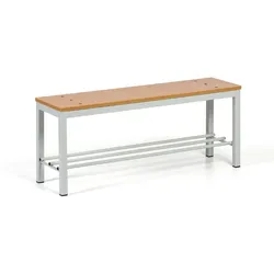 Garderobenbank mit Schuhablage, Sitz - Laminat, Länge 1000 mm, Buche