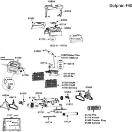 Maytronics Dolphin F40 blau