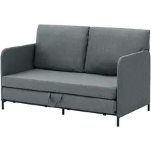 [en.casa] - Bettsofa, Soini mit Liegefunktion Dunkelgrau