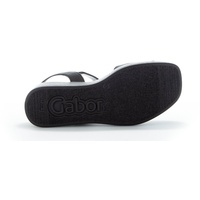 Gabor Fashion Keilsandalette in schwarz 39