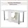 RODNIK Amelie 80 x 75 x 80 cm weiß
