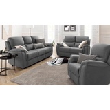 ATLANTIC home collection Relaxsessel »Diana«, mit Relaxfunktion und Federkern, hohe Belastbarkeit, grau