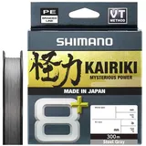 Shimano Fishing Shimano Kairiki 8+ 300 m, 0,35 mm, 47,0 kg, Grau