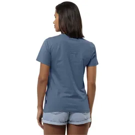 Jack Wolfskin Discover Heart Kurzarm-t-shirt - Elemental Blue - XS