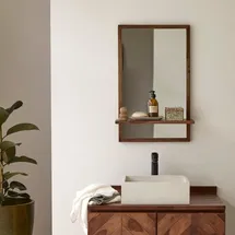 Tikamoon Spiegel 75 x 50 cm Braun