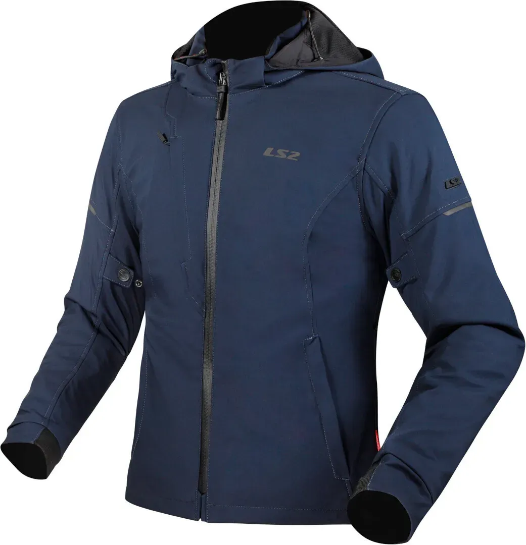 LS2 Bolton wasserdichte Damen Motorrad Textiljacke, blau, Größe XL