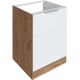 KOCHSTATION Spülenschrank »KS-Luhe«, 60 cm breit, weiß