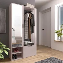 marmex möbel Garderobenschrank MILO UNI CASHMERE 100 x 189,4 x 33 cm Beige