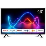 DYON Movie Smart 43 XT 108 cm (43 Zoll) Fernseher (Full-HD Smart TV, HD Triple Tuner (DVB-C/-S2/-T2), Prime Video, Netflix & HbbTV)