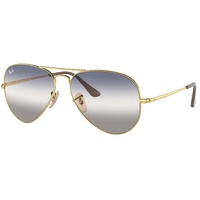 Ray-Ban 0RB3689 AVIATOR METAL II 001/GF Gold Gr. 58/14 (mit Sehstärke)