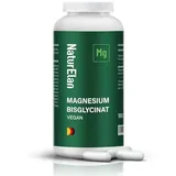 Magnesium Bisglycinat Kapseln - 180 Kapseln, 770mg magnesium glycinat je Kapsel, davon 100mg Elementares Magnesium, Vegan, In Deutschland Produziert