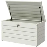 STEELSØN Auflagenbox Dorado (Gartenbox Weiß), aus Metall, verzinkt und lackiert, wasserdicht weiß