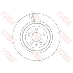 2x Trw Bremsscheiben 365mm Belüftet Hinten Passend Für Tesla Model Df6702s: Bremsscheibe Tesla: 102763200b Tesla: 142063100a Tesla: 600643100d A.b.s.: