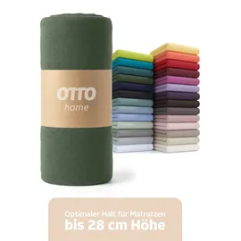 OTTO home Blackberry Baumwolle 140 x 200 cm dunkelgrün
