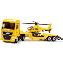 Sieper GmbH 1759 - MAN Lkw mit ÖAMTC Helikopter gelb 1:87