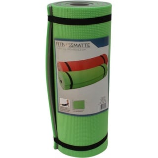 Posten Börse Robuste Fitnessmatte Yogamatte Grün grau 180 x 50 x 1,2 cm