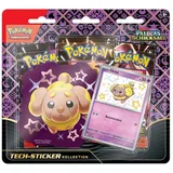 Pokémon Hefel | 3 Booster-Packs & Sticker | Pokemon Sammel-Karten deutsch | Gr.: onesize