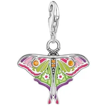 Thomas Sabo Charm Nachtfalter bunt Silber 2209-691-7