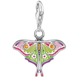 Thomas Sabo Charm Nachtfalter bunt Silber 2209-691-7
