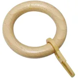 GARDINIA Gardinenringe Lugano für Ø 28 mm Kiefer 10-er Pack