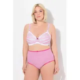 Ulla Popken Soft-BH BH bügellos Softschalen Streifen Cup A-D rot 85