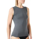 Damen Light Funktionsunterwäsche Tanktop Grey Melange S EU