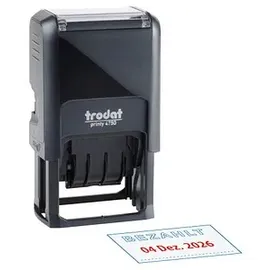 Trodat Printy 4750/L2 Datumstempel Selbstfärber blau-rot 1 St.