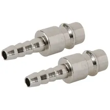 Silverline Druckluft-schnellverbinder Mit Schlauchnippel, Doppelpckg. 8-mm-schlauchnippel