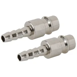 Silverline Druckluft-schnellverbinder Mit Schlauchnippel, Doppelpckg. 8-mm-schlauchnippel