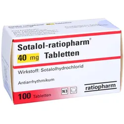 Sotalol-ratiopharm 40 mg Tabletten 100 St