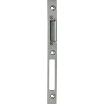 GU Energy Schließblech GU-Secury z. Einfräsen verstell. links, Falz 4 mm, verzinkt silber