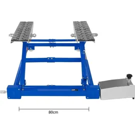 MSW Hebebühne Gummi, Stahl 1.500 kg blau