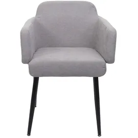 Mendler Esszimmer-Set HWC-L13, 4er-Set Stuhl+Sitzbank Esszimmergruppe Sitzgruppe Esszimmergarnitur, Stoff/Textil ~ grau